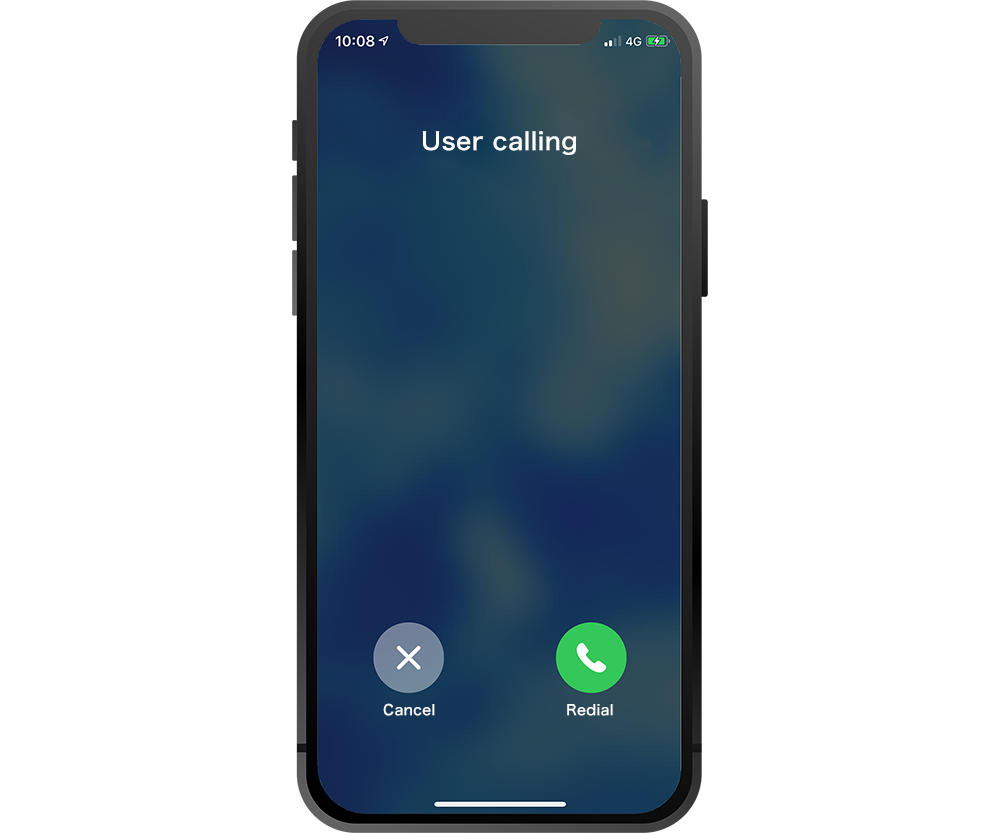 Calling the user
